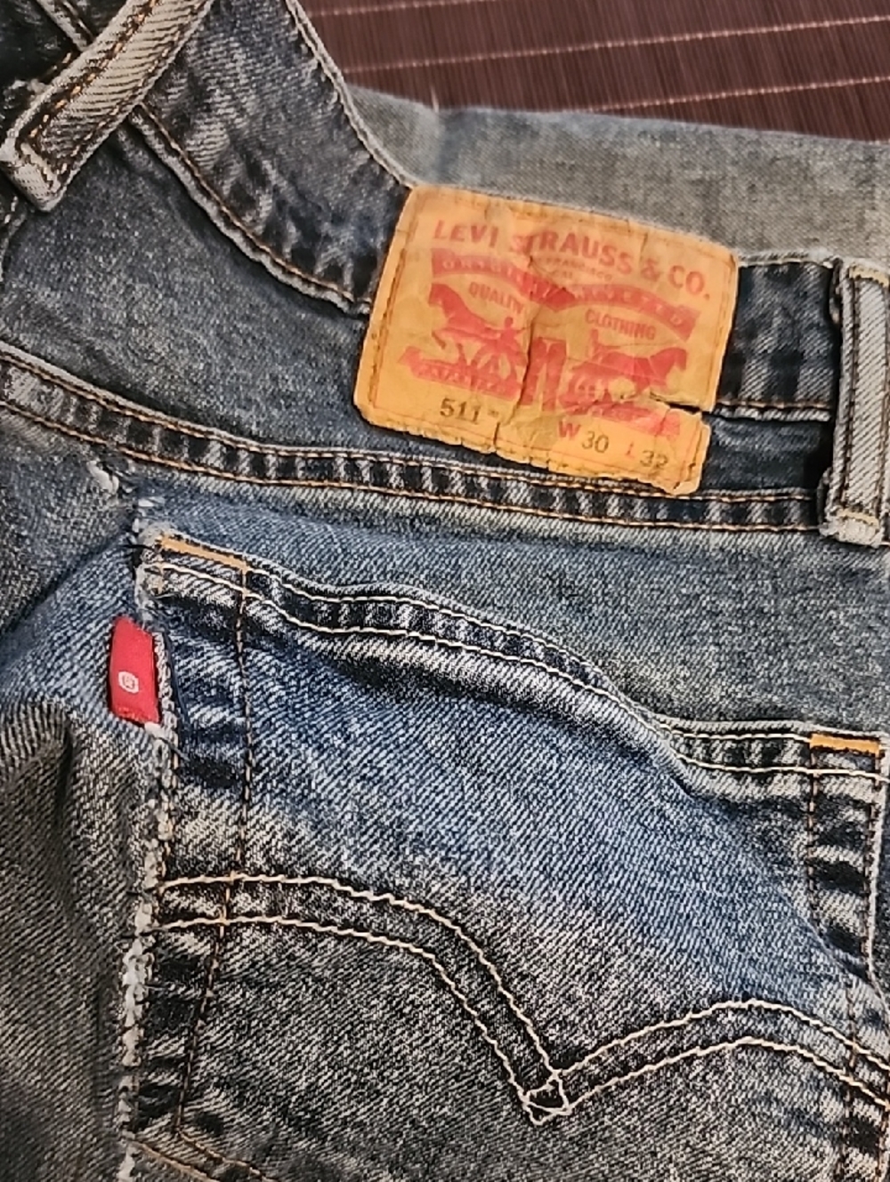 Vintage Levi's Blue Denim Jeans Size W30 L32 Women Or Men's